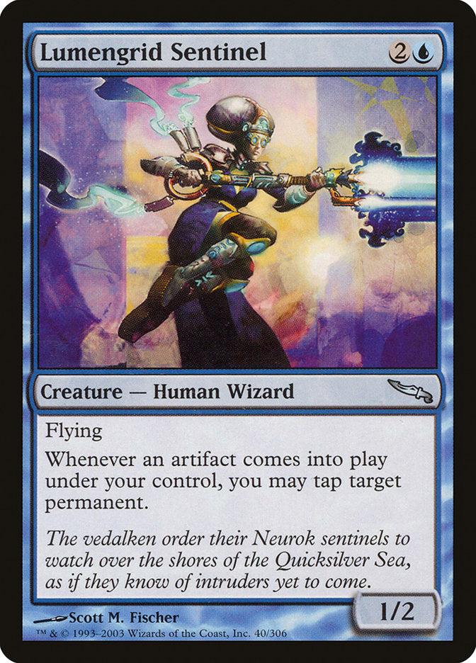 Lumengrid Sentinel [Mirrodin] | Deep Dive Games St. Marys