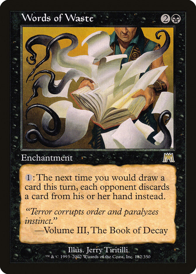 Words of Waste [Onslaught] | Deep Dive Games St. Marys