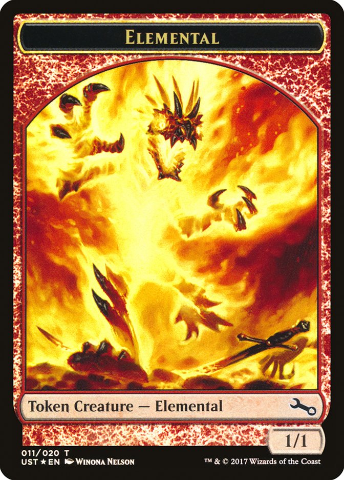 Elemental // Elemental Double-Sided Token (011/020) [Unstable Tokens] | Deep Dive Games St. Marys