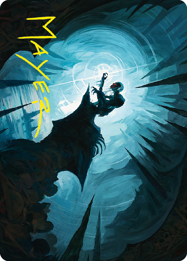 Gollum, Patient Plotter Art Card (Gold-Stamped Signature) [The Lord of the Rings: Tales of Middle-earth Art Series] | Deep Dive Games St. Marys