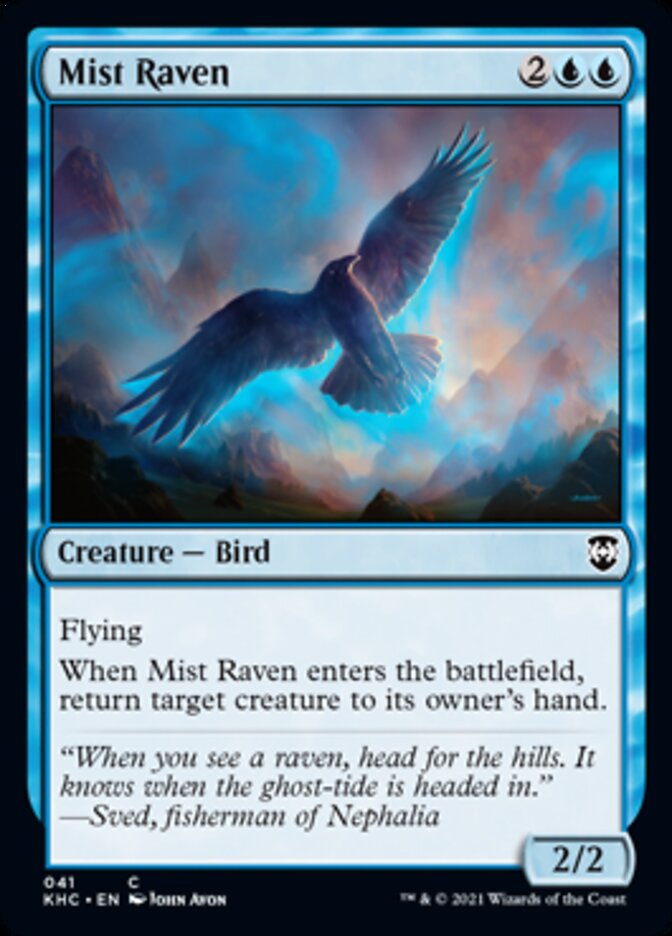 Mist Raven [Kaldheim Commander] | Deep Dive Games St. Marys