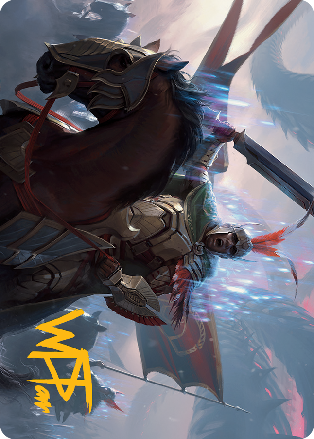 Marshal of Zhalfir Art Card (Gold-Stamped Signature) [March of the Machine Art Series] | Deep Dive Games St. Marys