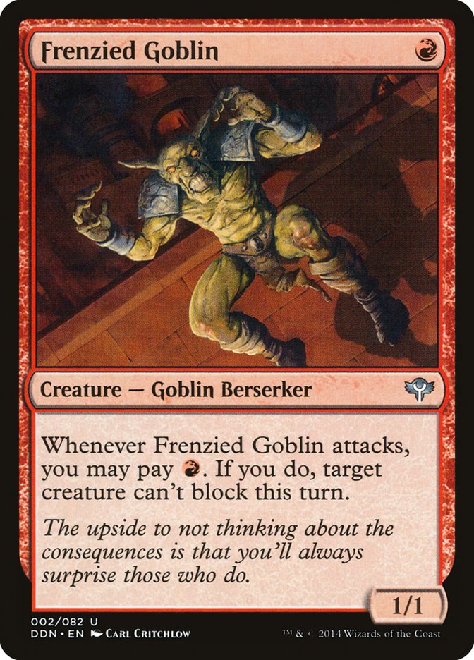 Frenzied Goblin [Duel Decks: Speed vs. Cunning] | Deep Dive Games St. Marys