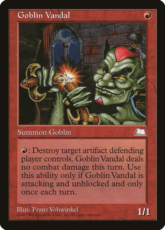 Goblin Vandal [Weatherlight] | Deep Dive Games St. Marys