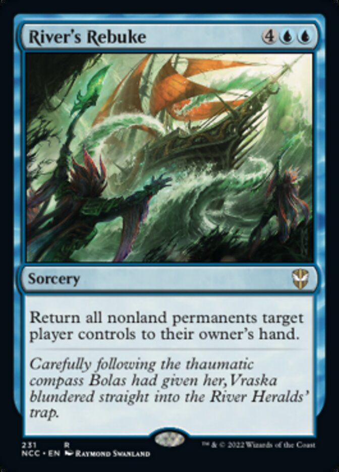 River's Rebuke [Streets of New Capenna Commander] | Deep Dive Games St. Marys
