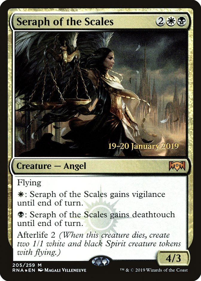 Seraph of the Scales [Ravnica Allegiance Prerelease Promos] | Deep Dive Games St. Marys