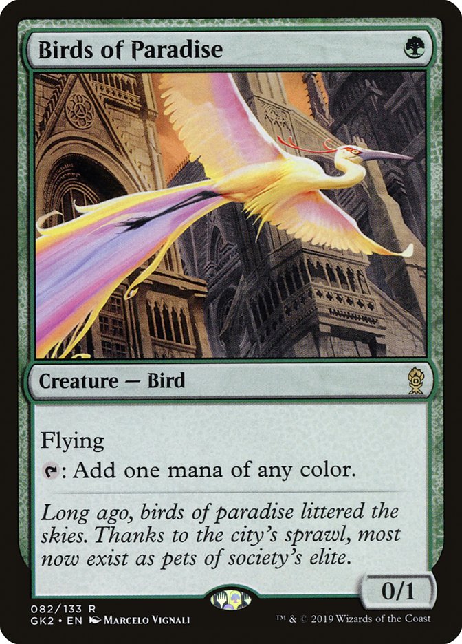 Birds of Paradise [Ravnica Allegiance Guild Kit] | Deep Dive Games St. Marys