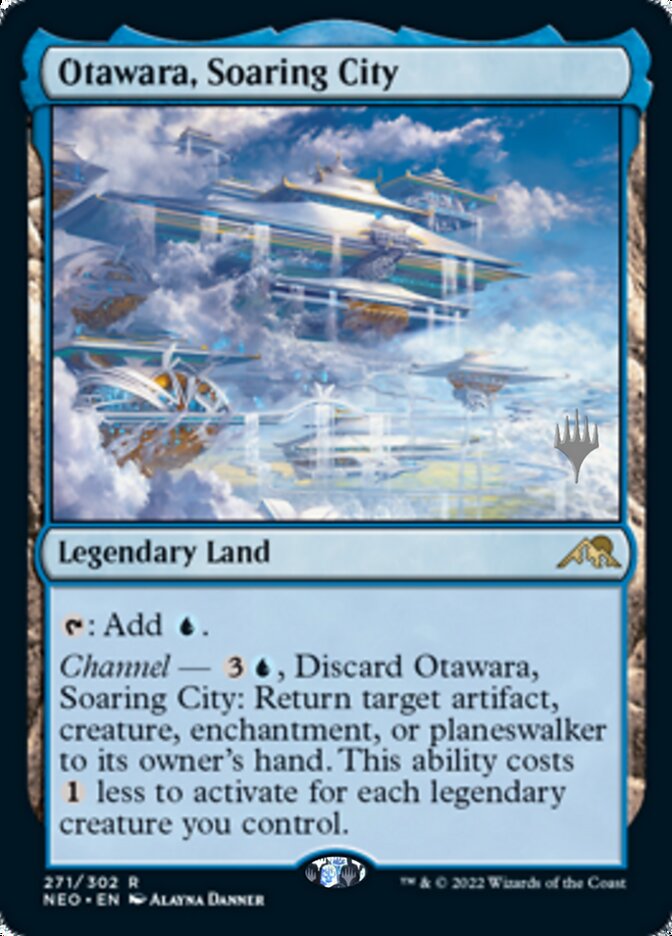 Otawara, Soaring City (Promo Pack) [Kamigawa: Neon Dynasty Promos] | Deep Dive Games St. Marys