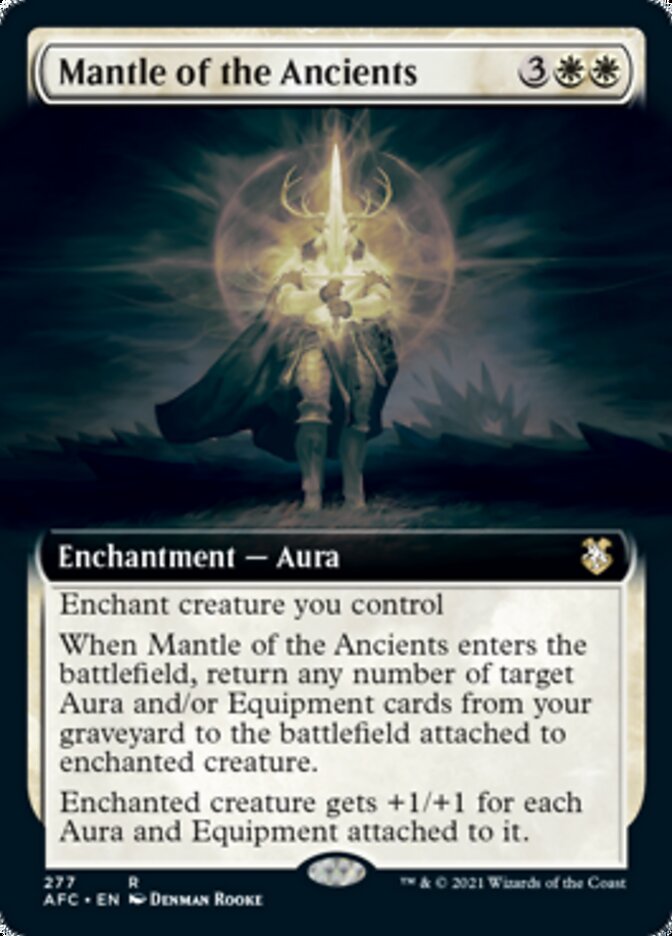 Mantle of the Ancients (Extended Art) [Dungeons & Dragons: Adventures in the Forgotten Realms Commander] | Deep Dive Games St. Marys