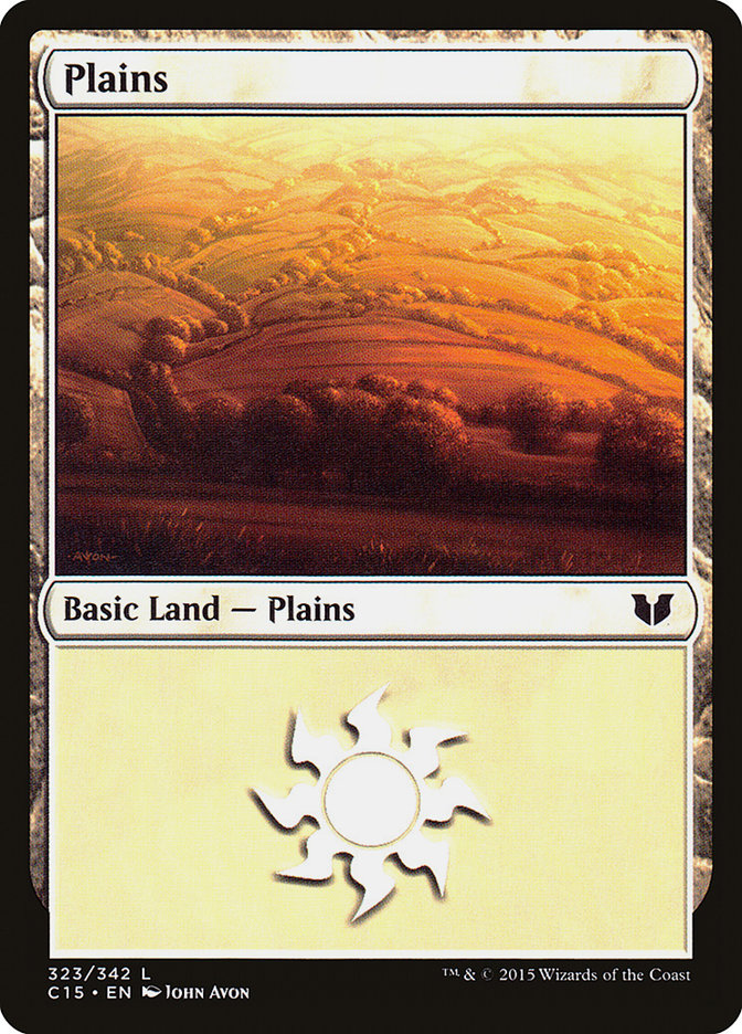 Plains (323) [Commander 2015] | Deep Dive Games St. Marys