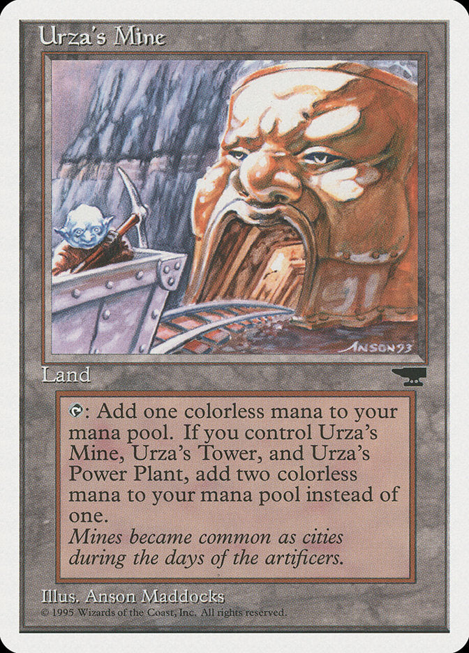 Urza's Mine (Mine Cart Entering Mouth) [Chronicles] | Deep Dive Games St. Marys