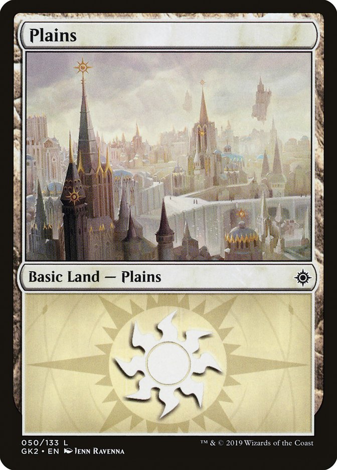 Plains (50) [Ravnica Allegiance Guild Kit] | Deep Dive Games St. Marys