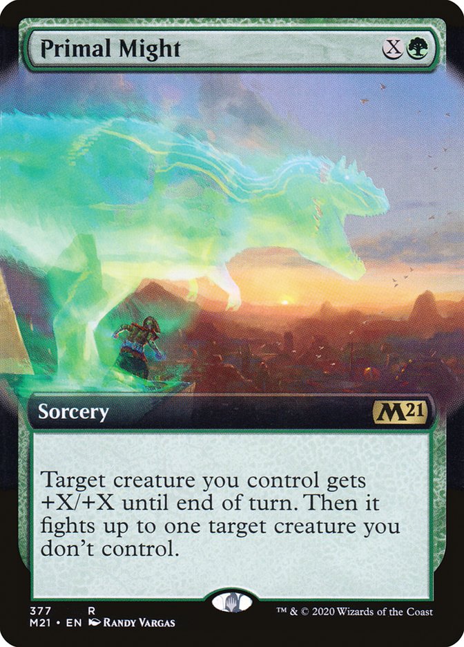 Primal Might (Extended Art) [Core Set 2021] | Deep Dive Games St. Marys