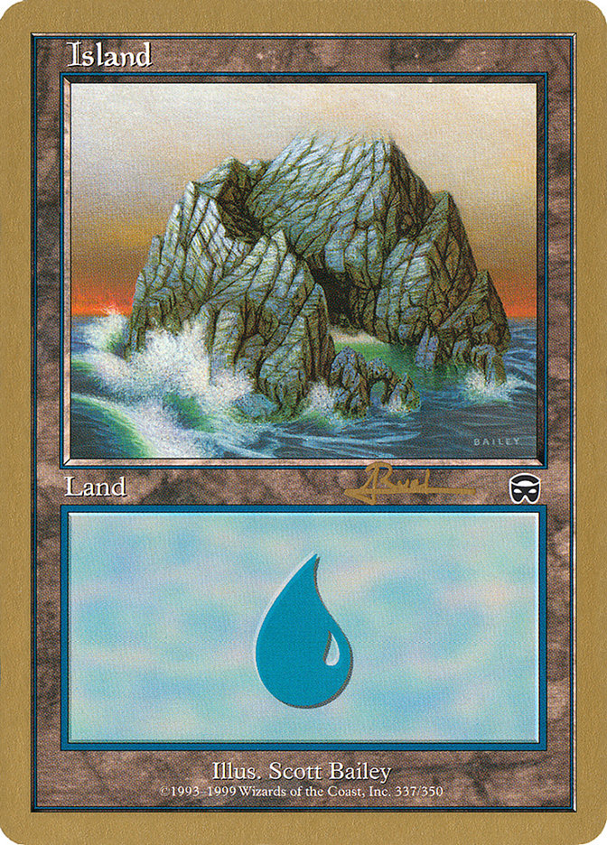 Island (ar337) (Antoine Ruel) [World Championship Decks 2001] | Deep Dive Games St. Marys