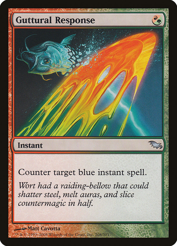 Guttural Response [Shadowmoor] | Deep Dive Games St. Marys