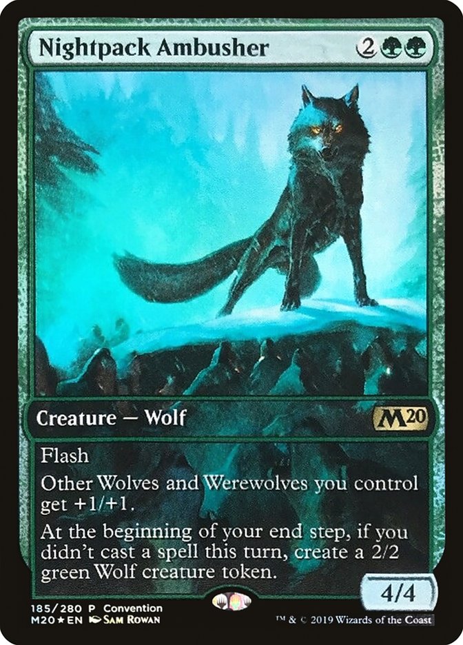 Nightpack Ambusher (Convention) [Core Set 2020 Promos] | Deep Dive Games St. Marys