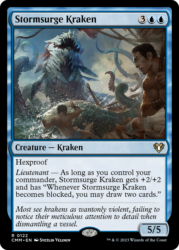 Stormsurge Kraken [Commander Masters] | Deep Dive Games St. Marys