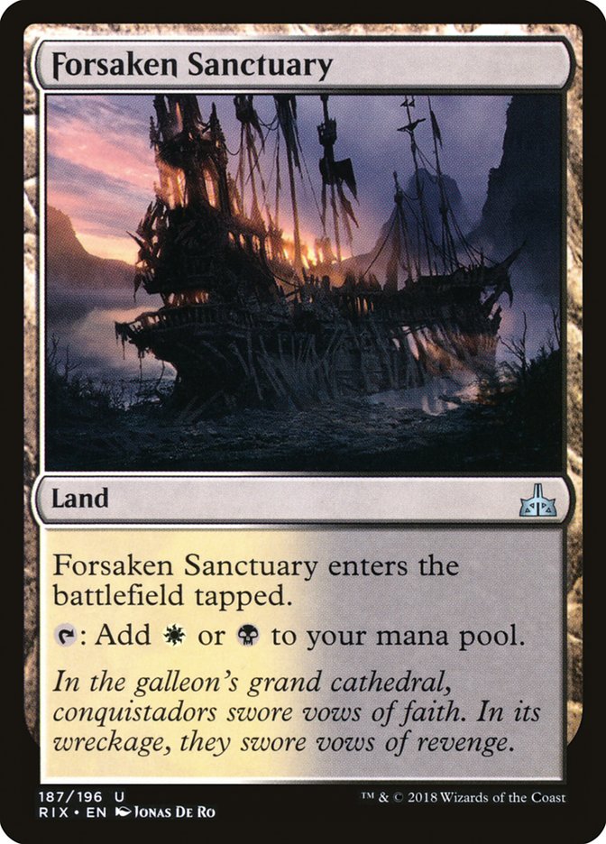 Forsaken Sanctuary [Rivals of Ixalan] | Deep Dive Games St. Marys