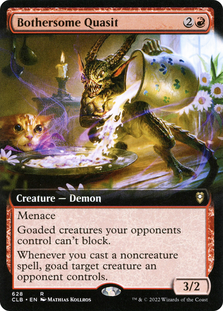 Bothersome Quasit (Extended Art) [Commander Legends: Battle for Baldur's Gate] | Deep Dive Games St. Marys