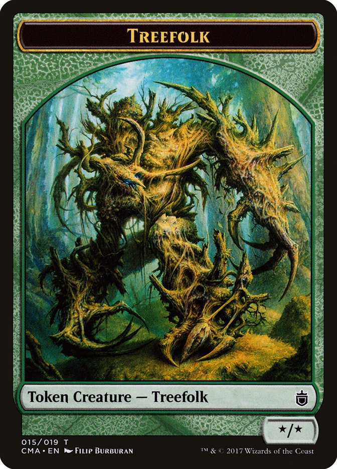 Treefolk Token [Commander Anthology Tokens] | Deep Dive Games St. Marys