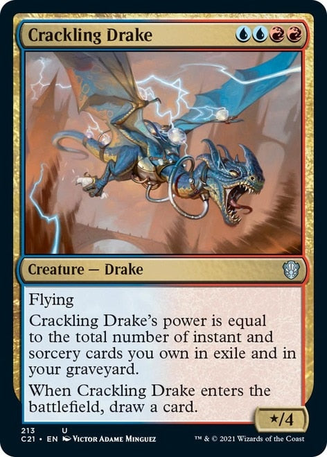 Crackling Drake [Commander 2021] | Deep Dive Games St. Marys