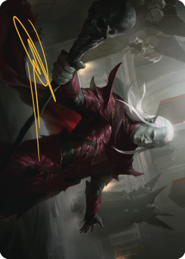 Baeloth Barrityl, Entertainer Art Card (Gold-Stamped Signature) [Commander Legends: Battle for Baldur's Gate Art Series] | Deep Dive Games St. Marys