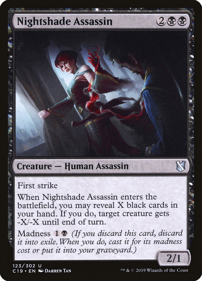 Nightshade Assassin [Commander 2019] | Deep Dive Games St. Marys