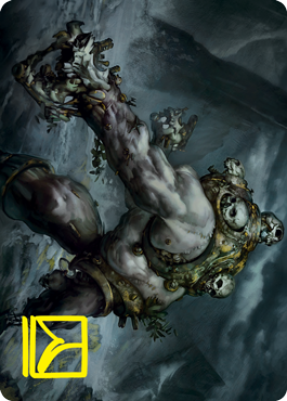 Skull Skaab Art Card (Gold-Stamped Signature) [Innistrad: Crimson Vow Art Series] | Deep Dive Games St. Marys