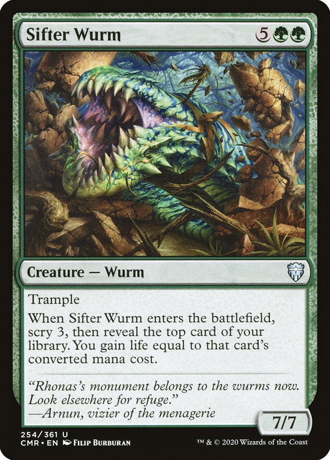 Sifter Wurm [Commander Legends] | Deep Dive Games St. Marys