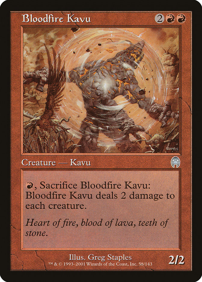 Bloodfire Kavu [Apocalypse] | Deep Dive Games St. Marys