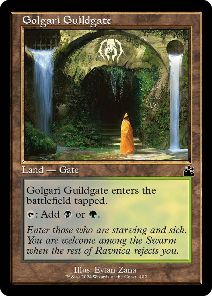 Golgari Guildgate (Retro Frame) [Ravnica Remastered] | Deep Dive Games St. Marys