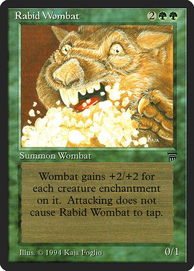 Rabid Wombat [Legends] | Deep Dive Games St. Marys