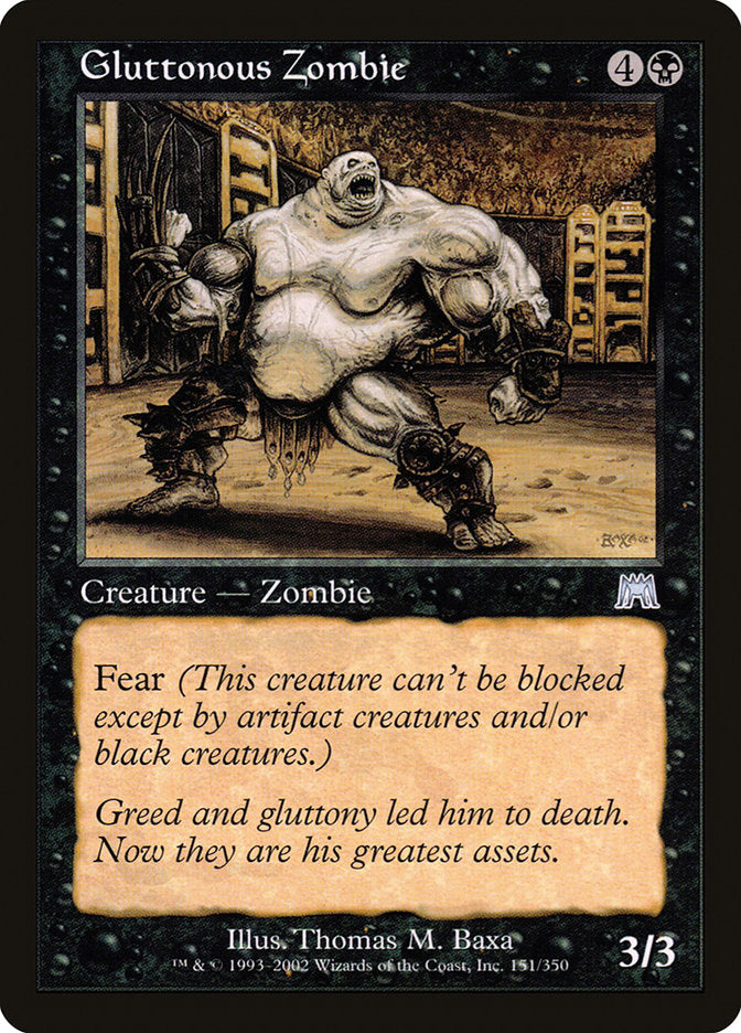Gluttonous Zombie [Onslaught] | Deep Dive Games St. Marys