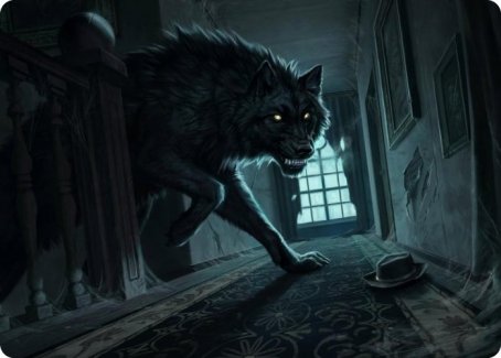 Primal Adversary Art Card [Innistrad: Midnight Hunt Art Series] | Deep Dive Games St. Marys