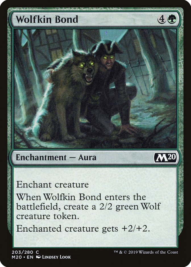 Wolfkin Bond [Core Set 2020] | Deep Dive Games St. Marys