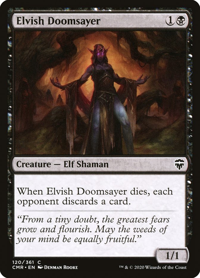 Elvish Doomsayer [Commander Legends] | Deep Dive Games St. Marys