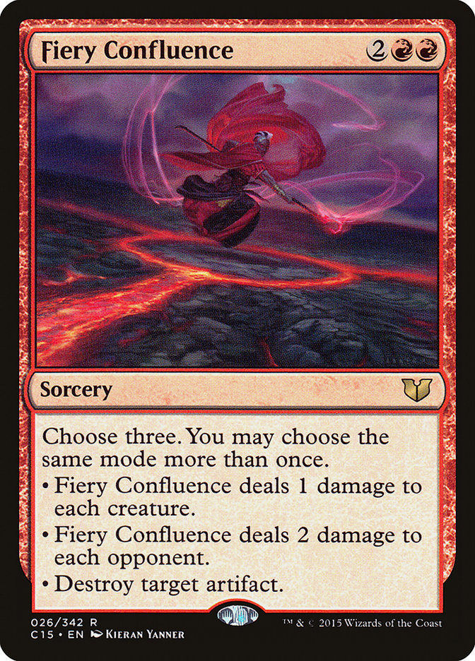 Fiery Confluence [Commander 2015] | Deep Dive Games St. Marys