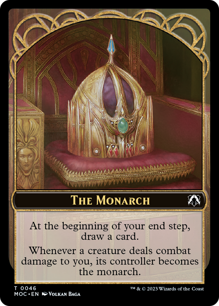 The Monarch // Shapeshifter Double-Sided Token [March of the Machine Commander Tokens] | Deep Dive Games St. Marys