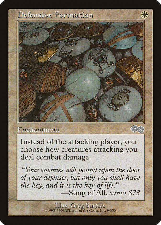 Defensive Formation [Urza's Saga] | Deep Dive Games St. Marys