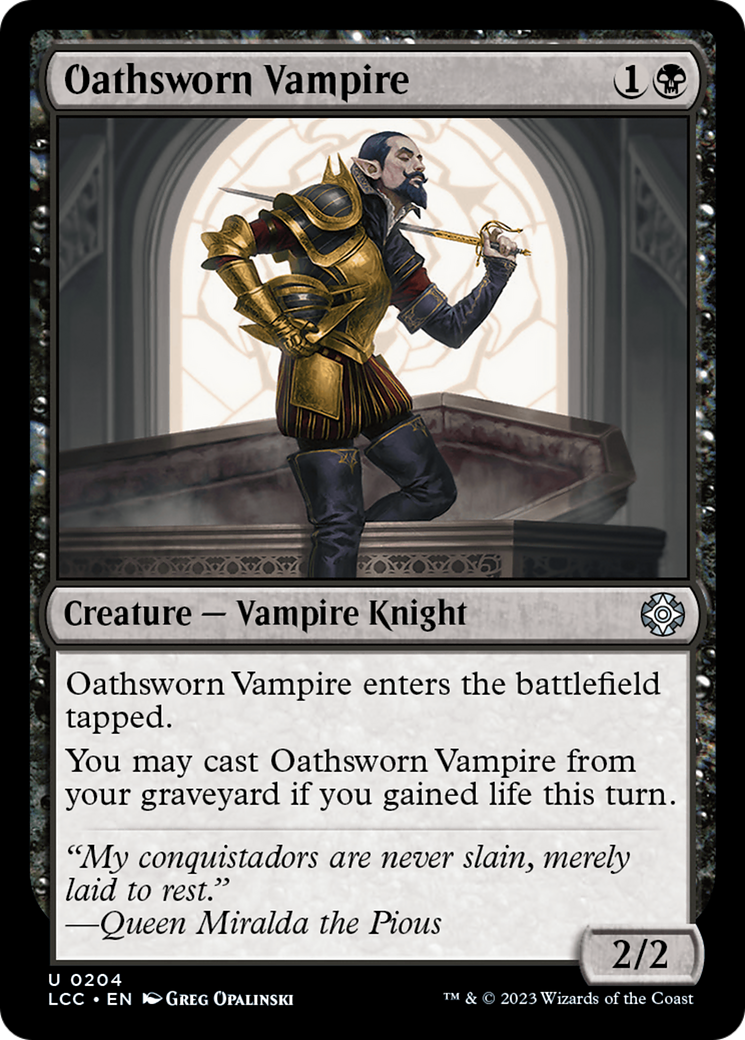 Oathsworn Vampire [The Lost Caverns of Ixalan Commander] | Deep Dive Games St. Marys