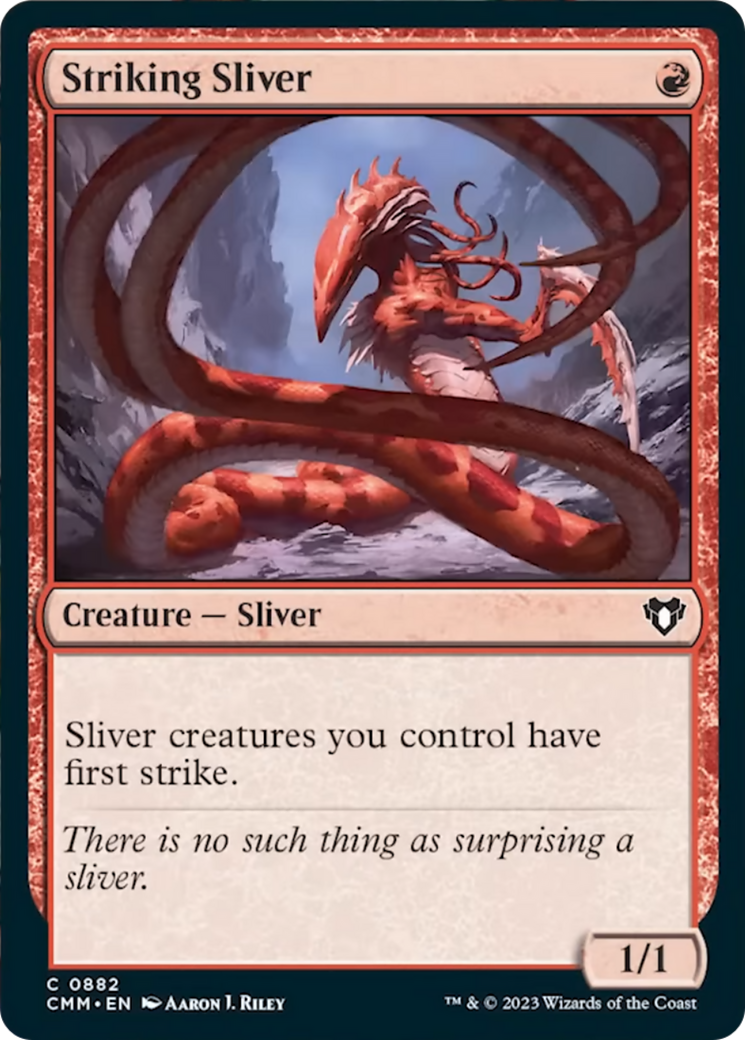 Striking Sliver [Commander Masters] | Deep Dive Games St. Marys