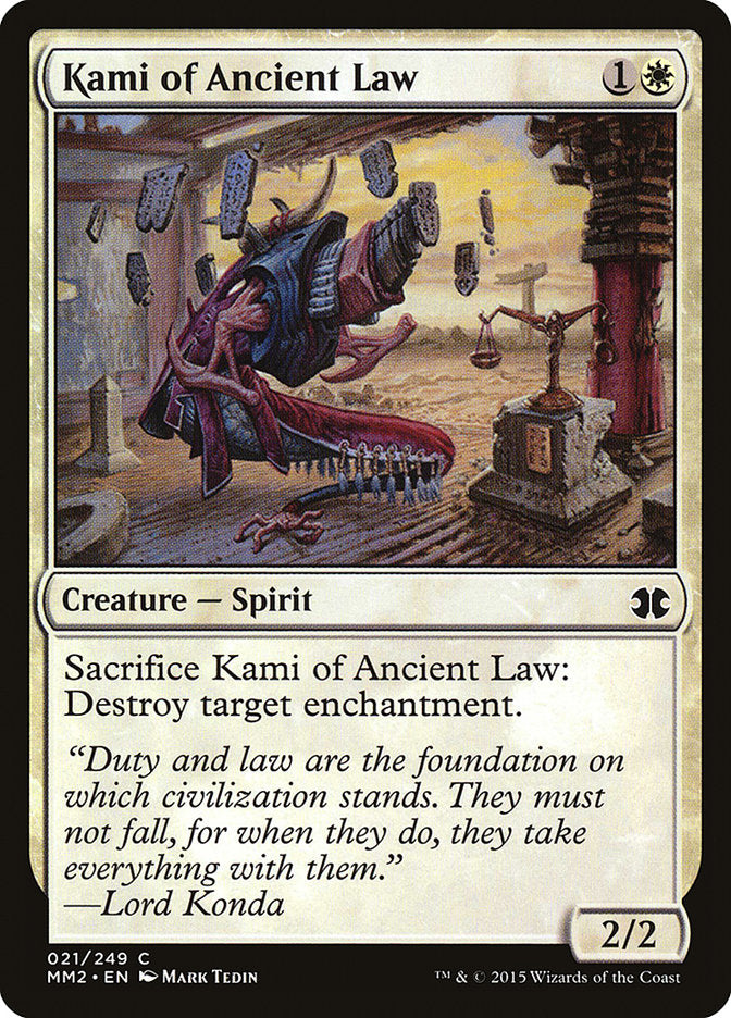 Kami of Ancient Law [Modern Masters 2015] | Deep Dive Games St. Marys