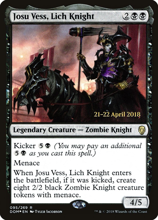 Josu Vess, Lich Knight [Dominaria Prerelease Promos] | Deep Dive Games St. Marys