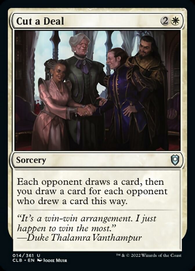 Cut a Deal [Commander Legends: Battle for Baldur's Gate] | Deep Dive Games St. Marys