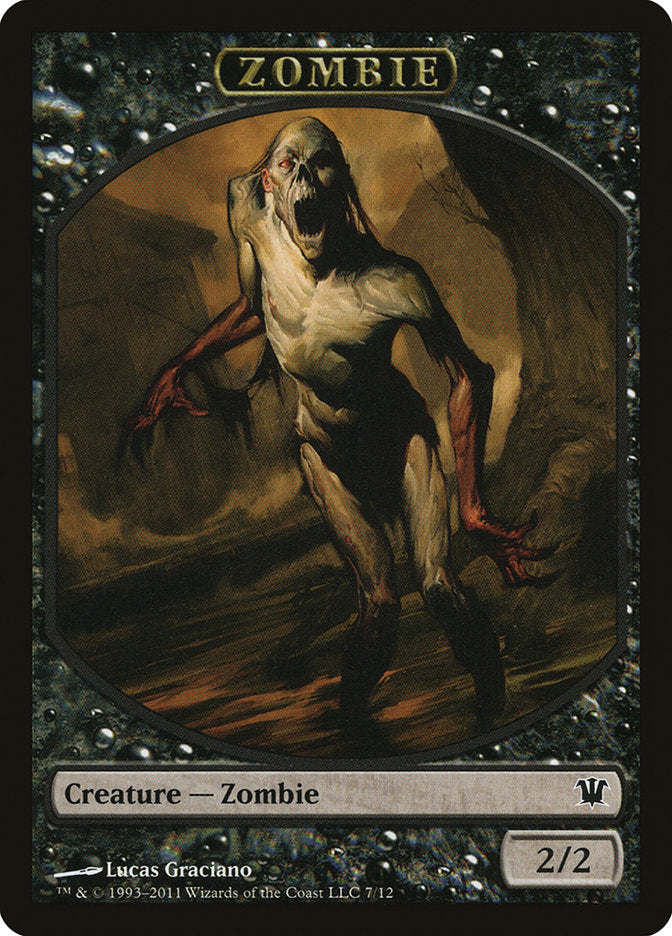 Zombie Token (7/12) [Innistrad Tokens] | Deep Dive Games St. Marys