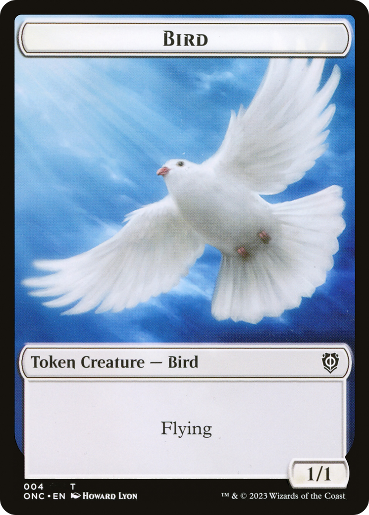 Bird // Cat Double-Sided Token [Phyrexia: All Will Be One Commander Tokens] | Deep Dive Games St. Marys