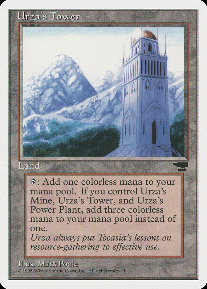 Urza's Tower (Mountains) [Chronicles] | Deep Dive Games St. Marys