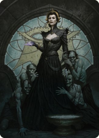 Liliana of the Veil Art Card [Dominaria United Art Series] | Deep Dive Games St. Marys