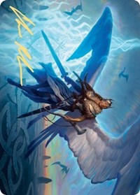 Righteous Valkyrie Art Card (Gold-Stamped Signature) [Kaldheim Art Series] | Deep Dive Games St. Marys