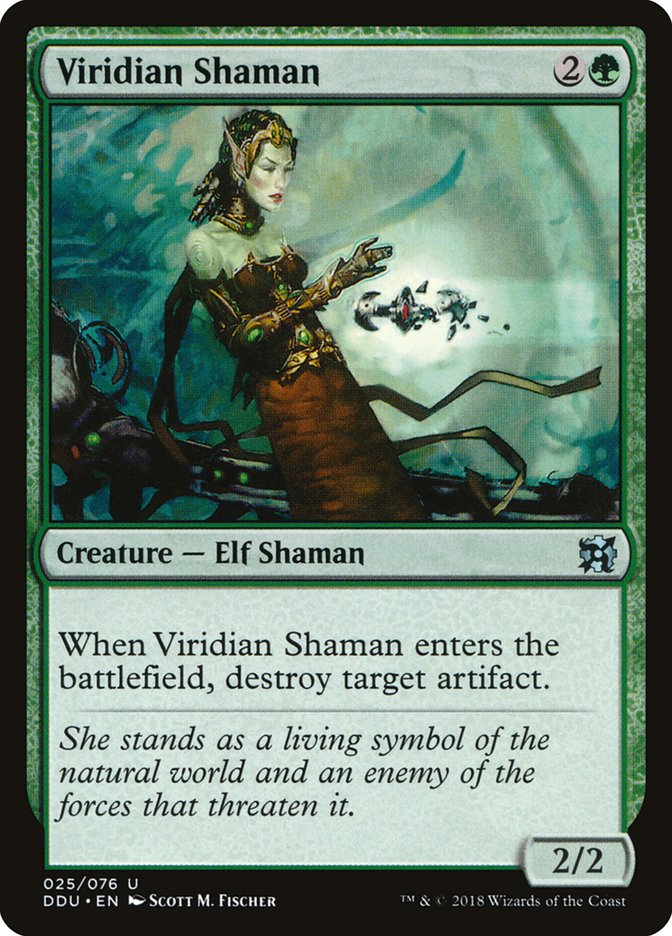 Viridian Shaman [Duel Decks: Elves vs. Inventors] | Deep Dive Games St. Marys